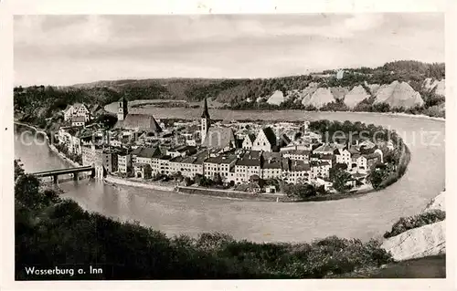 AK / Ansichtskarte Wasserburg Inn Panorama Kat. Wasserburg a.Inn