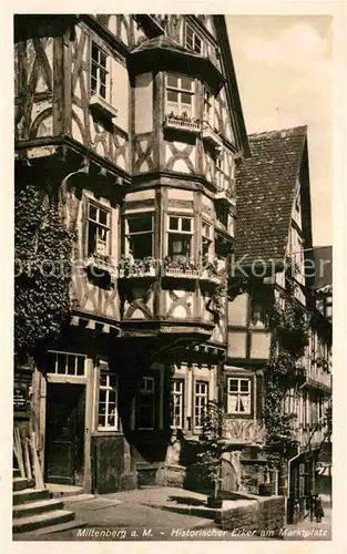 AK / Ansichtskarte Miltenberg Main Historischer Erker am Marktplatz Kat. Miltenberg