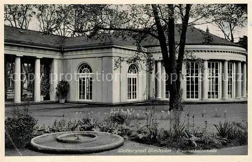 AK / Ansichtskarte Wiesbaden Brunnenkolonnade Kat. Wiesbaden