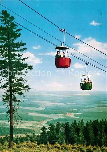 AK / Ansichtskarte Seilbahn Wurmberg Braunlage Oberharz  Kat. Bahnen