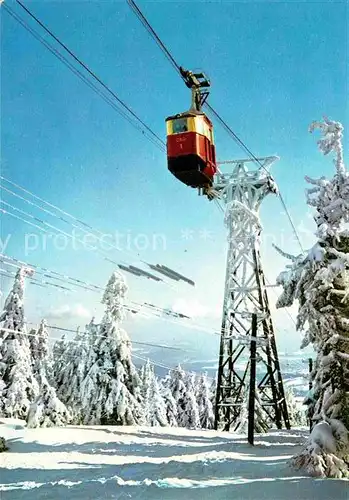 AK / Ansichtskarte Seilbahn Krkonose Janske Lazne Lanovka na Cernou horu Kat. Bahnen