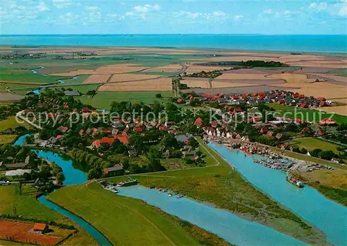 AK / Ansichtskarte Greetsiel Luftaufnahme Kat. Krummhoern