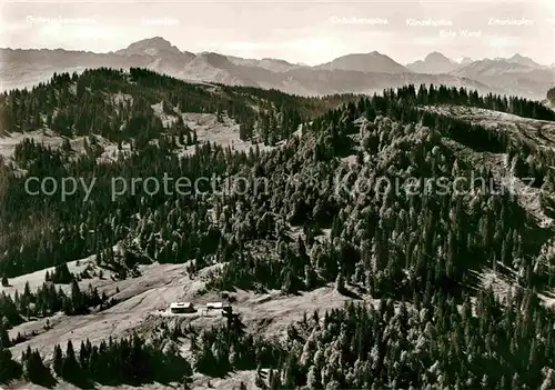 AK / Ansichtskarte Balderschwang Fliegeraufnahme Koepfle Alpe Gelbhansekopf Kat. Balderschwang