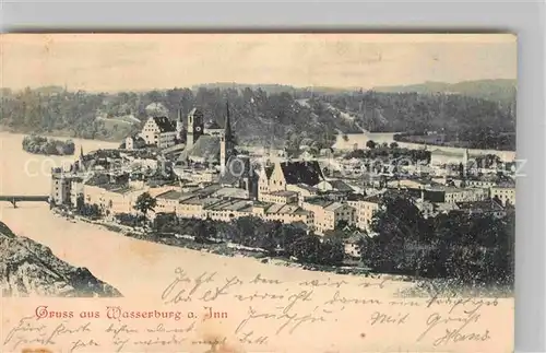 AK / Ansichtskarte Wasserburg Inn Panorama Kat. Wasserburg a.Inn