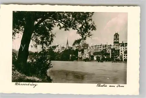 AK / Ansichtskarte Wasserburg Inn Partie am Inn Kat. Wasserburg a.Inn