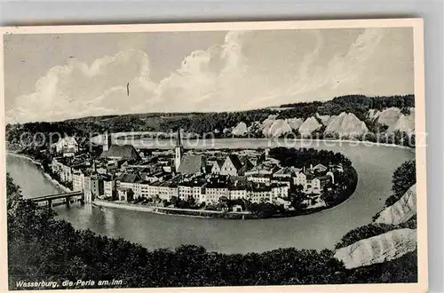 AK / Ansichtskarte Wasserburg Inn Panorama Kat. Wasserburg a.Inn