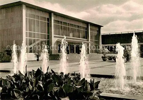 AK / Ansichtskarte Bad Salzuflen Konzerthalle mit Leuchtfontaene Kat. Bad Salzuflen