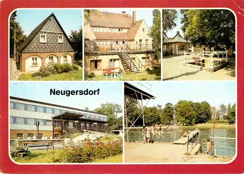 AK / Ansichtskarte Neugersdorf Sachsen Umgebindehaus Jugendherberge Spreequelle Poliklinik Volksbad Kat. Neugersdorf Sachsen