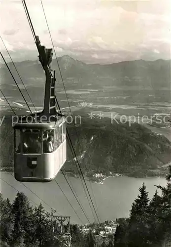 AK / Ansichtskarte Seilbahn Kanzelbahn Ossiachersee  Kat. Bahnen