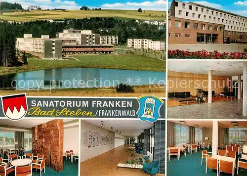 AK / Ansichtskarte Steben Bad Sanatorium Franken  Kat. Bad Steben