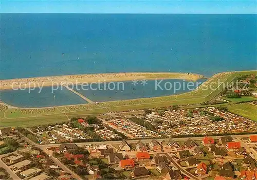 AK / Ansichtskarte Buesum Nordseebad Sandstrand Luftaufnahme Kat. Buesum