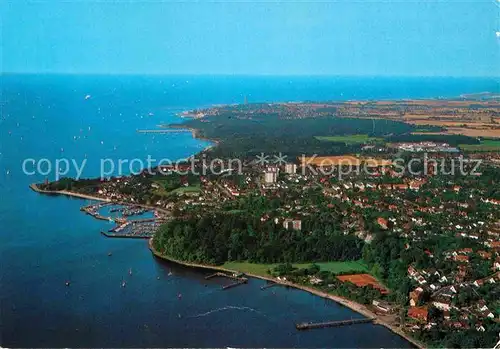 AK / Ansichtskarte Heikendorf U Boot Ehrendenkmal Moeltenort Luftaufnahme Kat. Heikendorf