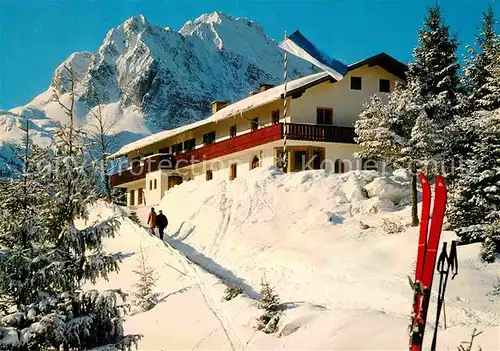 AK / Ansichtskarte Mittenwald Bayern Sankt Anton Kranzberg Wettersteinspitze Kat. Mittenwald