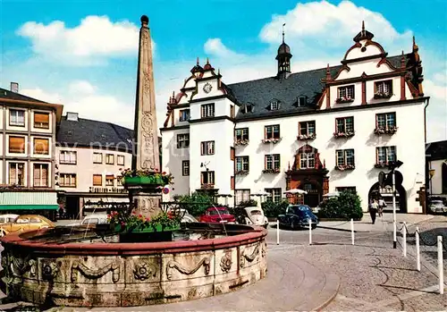 AK / Ansichtskarte Darmstadt Marktplatz mit Brunnen Kat. Darmstadt