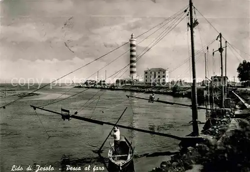 AK / Ansichtskarte Jesolo Pesca al faro