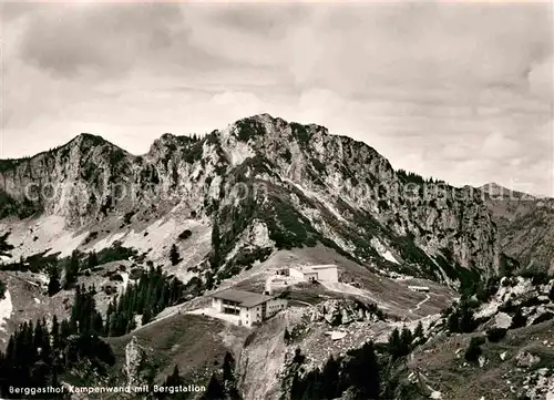 AK / Ansichtskarte Kampenwand Chiemgau Berggasthof Bergstation Kat. Aschau i.Chiemgau