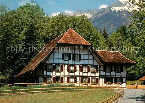 AK / Ansichtskarte Brienz BE Schweizer Freilichtmuseum Ballenberg Museumsgaststaette Alter Baeren Kat. Brienz