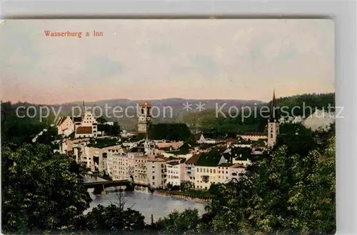 AK / Ansichtskarte Wasserburg Inn Panorama Kat. Wasserburg a.Inn