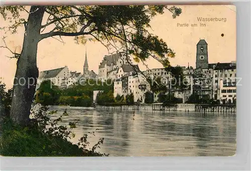 AK / Ansichtskarte Wasserburg Inn Partie am Inn Kat. Wasserburg a.Inn