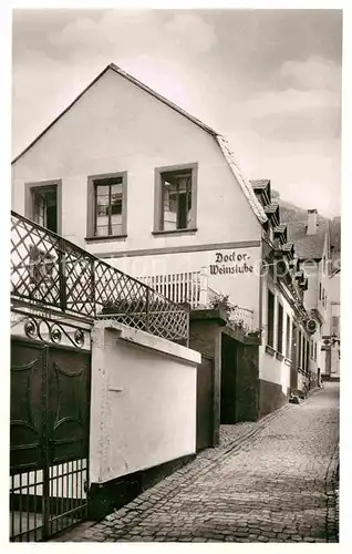 AK / Ansichtskarte Bernkastel Kues Doctor Weinstube Kat. Bernkastel Kues