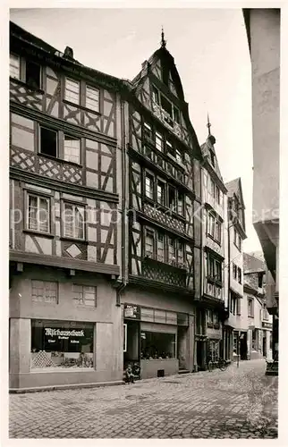 AK / Ansichtskarte Bernkastel Kues Fachwerk Kat. Bernkastel Kues