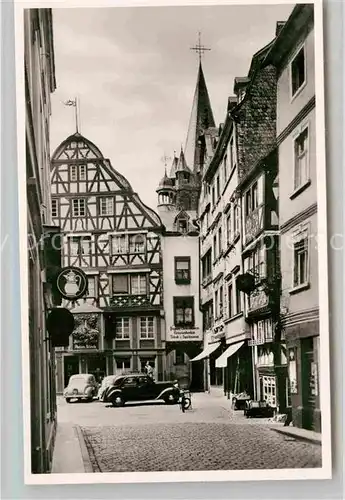 AK / Ansichtskarte Bernkastel Kues Roemerstrasse Markt Fachwerk Kat. Bernkastel Kues