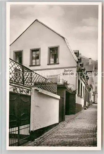 AK / Ansichtskarte Bernkastel Kues Doctor Weinstube Kat. Bernkastel Kues