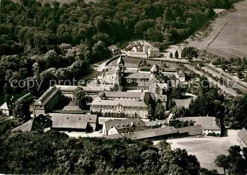 AK / Ansichtskarte Maria Laach Glees Abteil Maria Laach Fliegeraufnahme