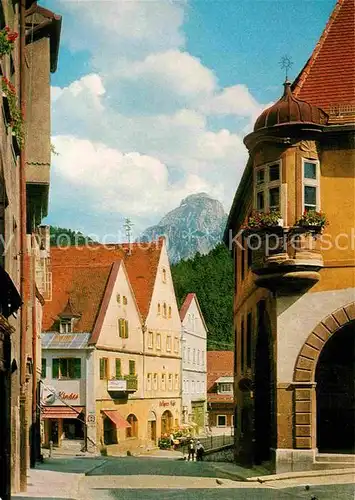 AK / Ansichtskarte Fuessen Allgaeu Lechhalde mit Saeuling Kat. Fuessen