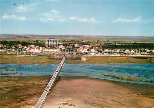 AK / Ansichtskarte Peter Ording St Fussgaengersteg Panorama Kat. Sankt Peter Ording