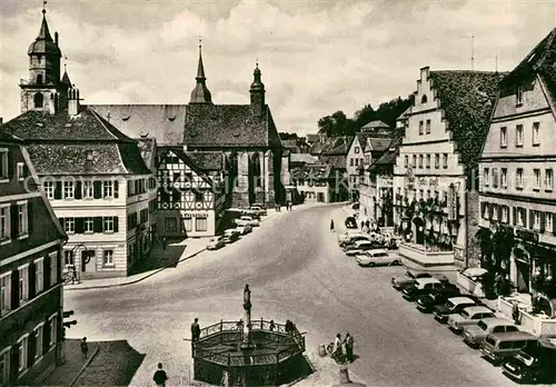 AK / Ansichtskarte Feuchtwangen Marktplatz Kat. Feuchtwangen