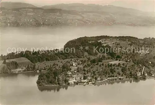 AK / Ansichtskarte Hertenstein LU Park und Ferienparadies Hotel Hertenstein Vierwaldstaettersee Fliegeraufnahme Kat. Hertenstein LU