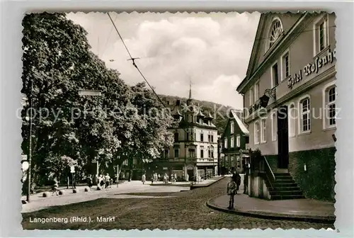 AK / Ansichtskarte Langenberg Rheinland Markt Kat. Velbert