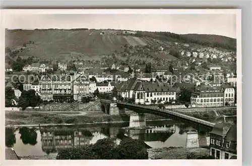 AK / Ansichtskarte Bernkastel Kues Moselbruecke Panorama Kat. Bernkastel Kues