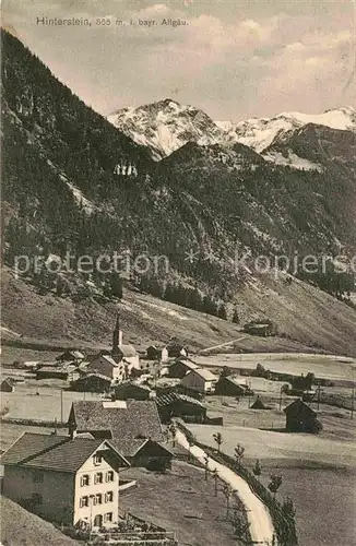 AK / Ansichtskarte Hinterstein Bad Hindelang Panorama 