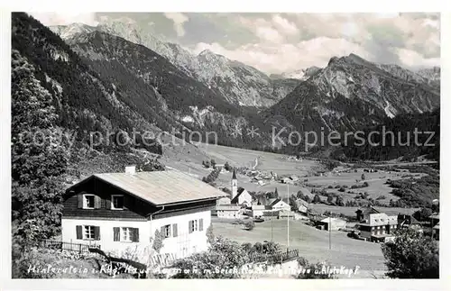 AK / Ansichtskarte Hinterstein Bad Hindelang Teilansicht aepfelkopf