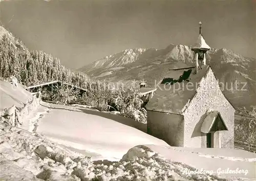 AK / Ansichtskarte Bad Oberdorf Kapelle Kat. Bad Hindelang