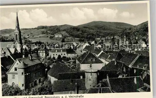 AK / Ansichtskarte Bergzabern Bad Teilansicht  Kat. Bad Bergzabern