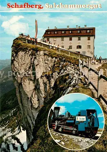 AK / Ansichtskarte Schafberg Salzkammergut Gipfel Berghotel Schafbergspitze Eisenbahn Kat. St Wolfgang am Wolfgangsee