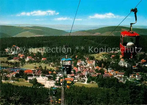 AK / Ansichtskarte Seilbahn Bocksberg Hahnenklee  Kat. Bahnen