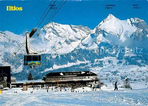 AK / Ansichtskarte Seilbahn Iltios Unterwasser Obertoggenburg Kat. Bahnen