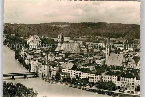 AK / Ansichtskarte Wasserburg Inn Blick vom Kellerberg Kat. Wasserburg a.Inn