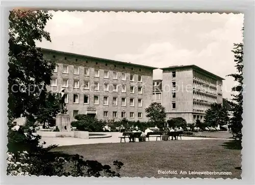 AK / Ansichtskarte Bielefeld Leineweberbrunnen Kat. Bielefeld