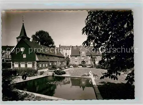 AK / Ansichtskarte Velbert Im Offert Park Teich Kat. Velbert