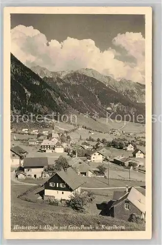 AK / Ansichtskarte Hinterstein Bad Hindelang Teilansicht Gaishorn Rauhorn