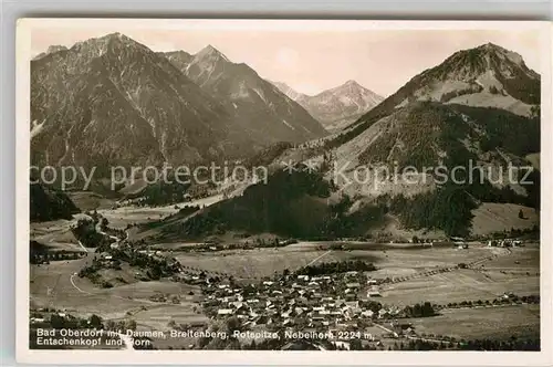 AK / Ansichtskarte Bad Oberdorf Daumen Breitenberg Rotspitze  Kat. Bad Hindelang