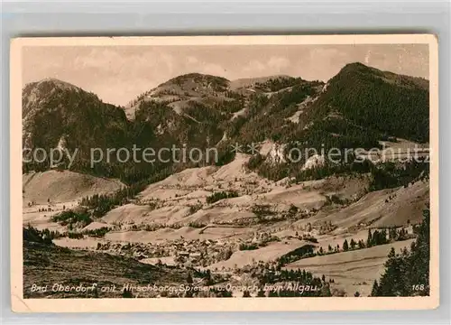 AK / Ansichtskarte Bad Oberdorf Panorama Hirschberg Kat. Bad Hindelang