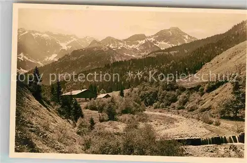 AK / Ansichtskarte Hindelang Mitterhaus Retterschwang Kat. Bad Hindelang