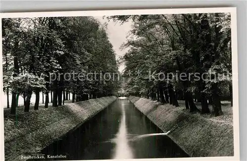 AK / Ansichtskarte Zweibruecken Kanalallee Kat. Zweibruecken