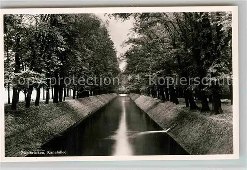 AK / Ansichtskarte Zweibruecken Kanalallee Kat. Zweibruecken